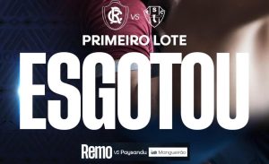 Remistas esgotam ingressos em menos de 5 horas - Crédito: Reprodução/Redes sociais oficiais do clube