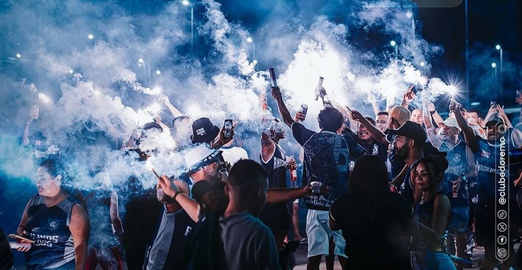 Torcida azulina fazendo festa - Crédito: Reprodução/Redes sociais oficiais do clube