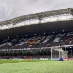 Mosaico 'Fenômeno Azul' realizado pela torcida - Foto: Samara Miranda/Ascom