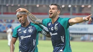 Jogadores azulinos - Crédito: Samara Miranda/Ascom