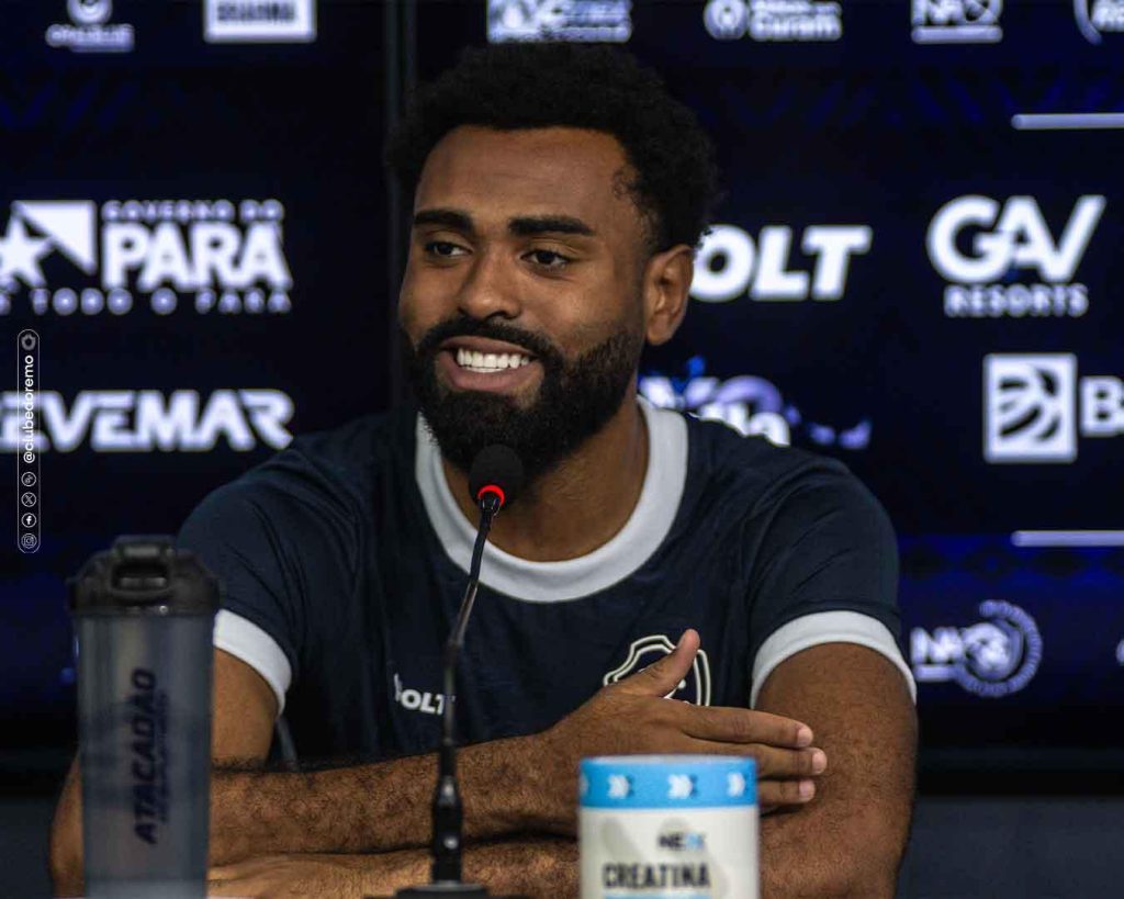 Caio fala sobre chegada ao clube - Crédito: Samara Miranda/Ascom Remo