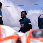Jogadores em preparação no município de Barcarena - Crédito: Samara Miranda/Remo
