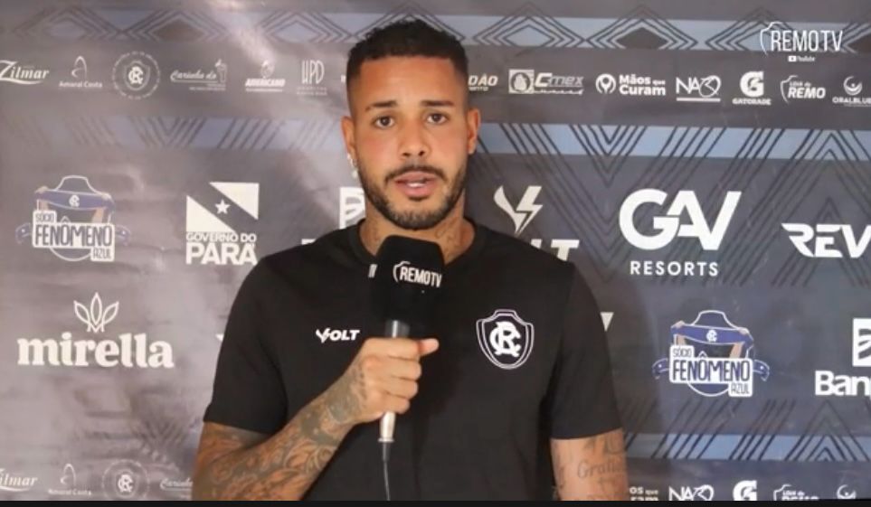 Atacante fala sobre novo treinador - Crédito: Reprodução/Redes sociais do Remo