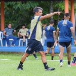 Clube azulino durante treinamento - Crédito: Samara Miranda/Ascom