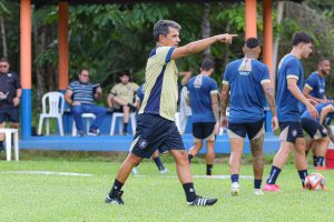 Clube azulino durante treinamento - Crédito: Samara Miranda/Ascom