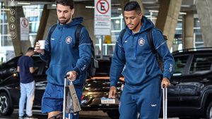 Jogadores do Remo em viagem - Crédito: Luis Carlos/Remo