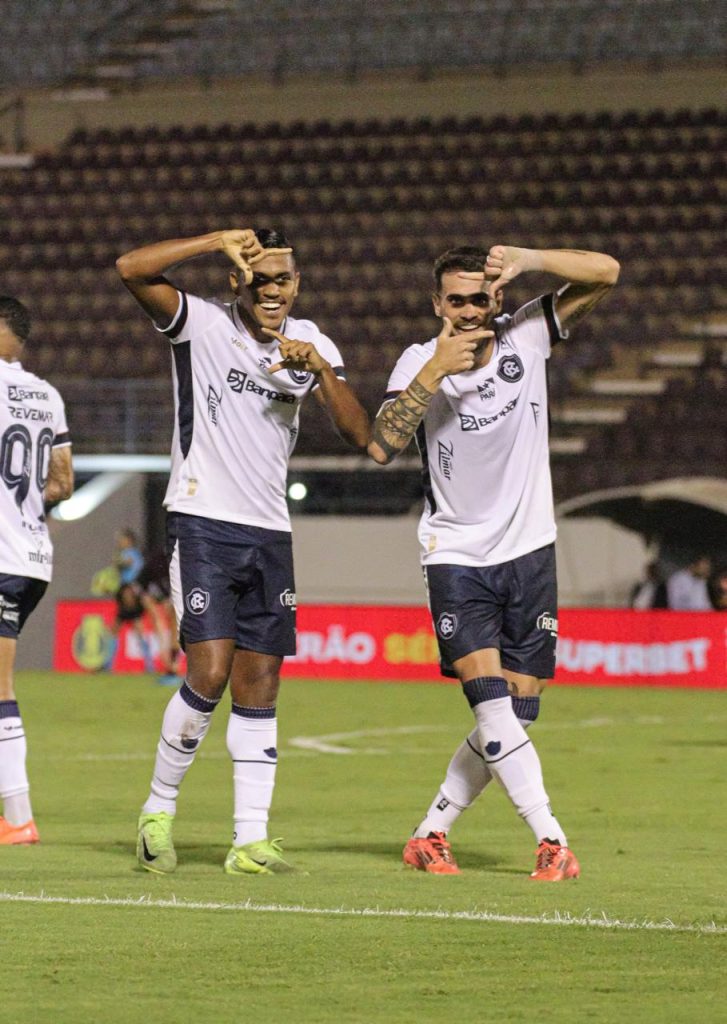 Vizeu foi o autor do gol azulino - Crédito: Luis Carlos/Remo