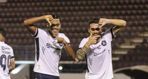 Vizeu foi o autor do gol azulino - Crédito: Luis Carlos/Remo