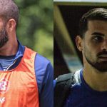 Jogadores 'disputam' vaga entre os 11 - Crédito: Reprodução/Redes sociais do Remo