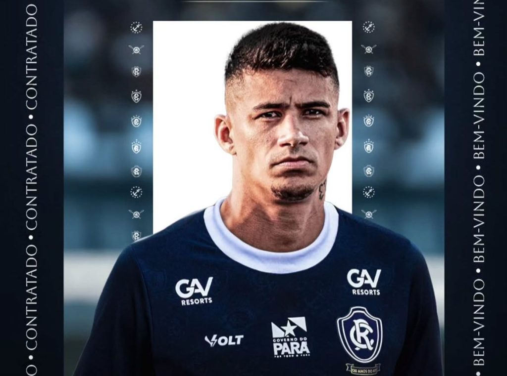 Camutanga é anunciado pelo Remo - Crédito: Reprodução/Redes sociais do clube