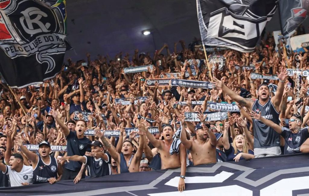 Torcida Fenômeno Azul no Mangueirão - Crédito: Ascom Remo