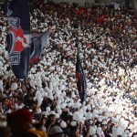 Torcida azulina no Estádio do Mangueirão - Crédito: Ascom Remo