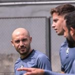 Jogadores no treino deste domingo - Crédito: Samara Miranda/Ascom